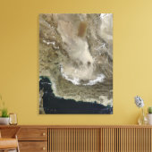 Stofstorm in Iran Canvas Afdruk (Insitu (Woonkamer))