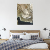 Stofstorm in Iran Canvas Afdruk (Insitu (Slaapkamer))