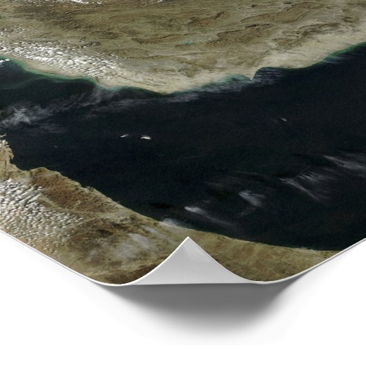 Stofstorm in Iran Poster (Hoek)