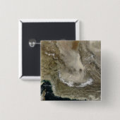 Stofstorm in Iran Vierkante Button 5,1 Cm (Voorkant /achterkant)
