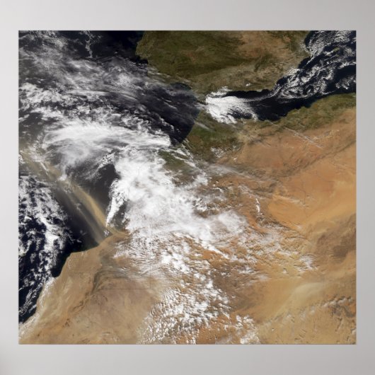 Stofstortplaatsen voor de Marokkaanse kust Poster (Voorkant)