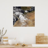 Stofstortplaatsen voor de Marokkaanse kust Poster (Keuken)