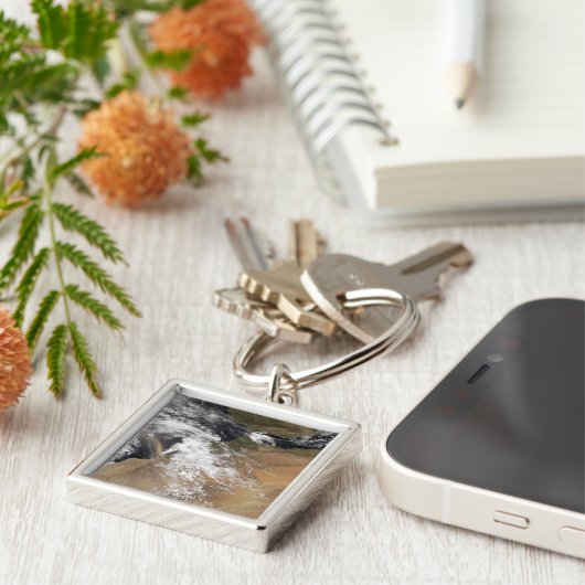 Stofstortplaatsen voor de Marokkaanse kust Sleutelhanger (Zijkant)