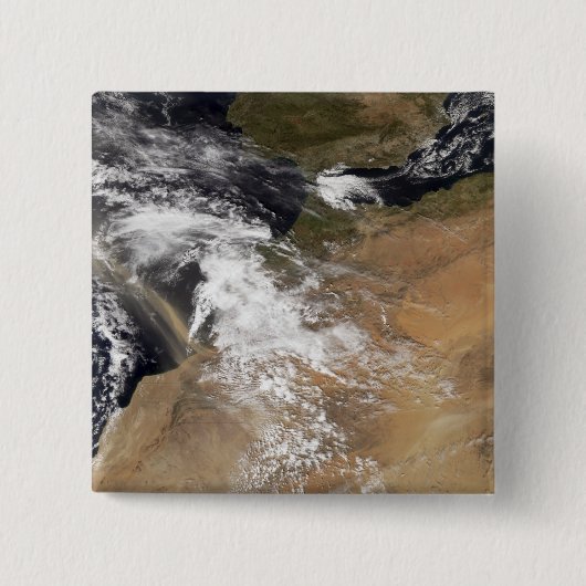 Stofstortplaatsen voor de Marokkaanse kust Vierkante Button 5,1 Cm (Voorkant)