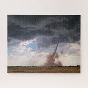 Stofwolk en Dreigende Wolken in New Mexico Legpuzzel
