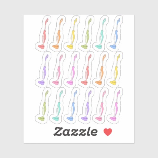 Stofzuiger reinigingsklusjes Herinneringsplanner Sticker (Vel)