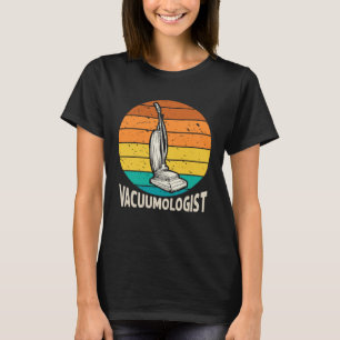 Stofzuiger Vacuumlogist Mannen Vrouwen Retro Huish T-shirt
