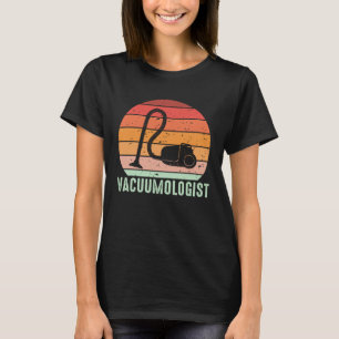 Stofzuiger Vacuumlogist Mannen Vrouwen Retro Huish T-shirt