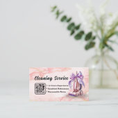 Stofzuigers Visitekaartje schoonmaakdiensten (Staand voorkant)