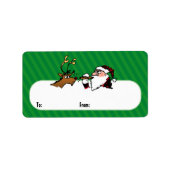 Stogie Lighting Santa Gift Labels (Voorkant)