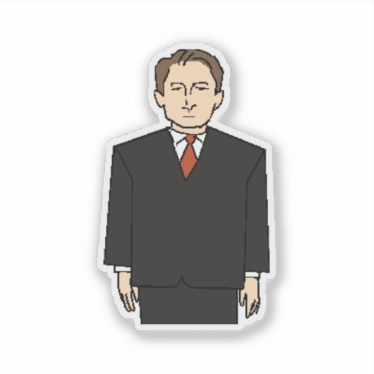 Stoic Al Gore Sticker (Voorkant)