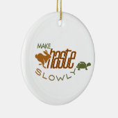 Stoic Augustus Make Haste langzaam Ornament (Rechts)