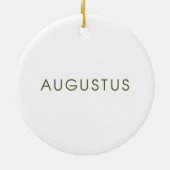 Stoic Augustus Make Haste langzaam Ornament (Achterkant)