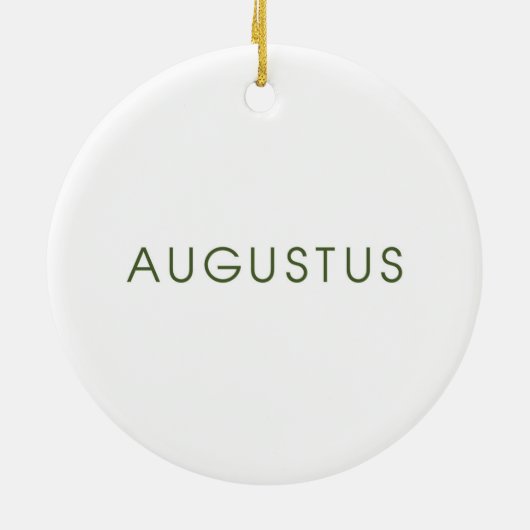 Stoic Augustus Make Haste langzaam Ornament (Achterkant)