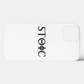 Stoic Case-Mate iPhone Case (Achterkant (horizontaal))