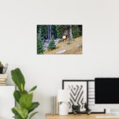 Stoic Elk Poster (Thuiskantoor)