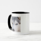 Stoic Gaze van de Alaskan Malamute Mok (Voorkant links)