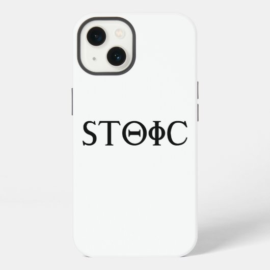 Stoic iPhone Hoesje (Achterkant)