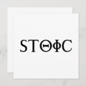 Stoic Kaart (Voorkant / Achterkant)