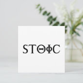 Stoic Kaart (Staand voorkant)