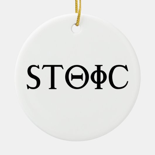 Stoic Keramisch Ornament (Voorkant)