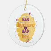 Stoic Marcus Aurelius Bad voor de bijenkornament Keramisch Ornament (Links)