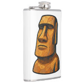 Stoic Moai Ancient Attitude Heupfles (Rechts)