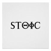 Stoic Perfect Poster (Voorkant)