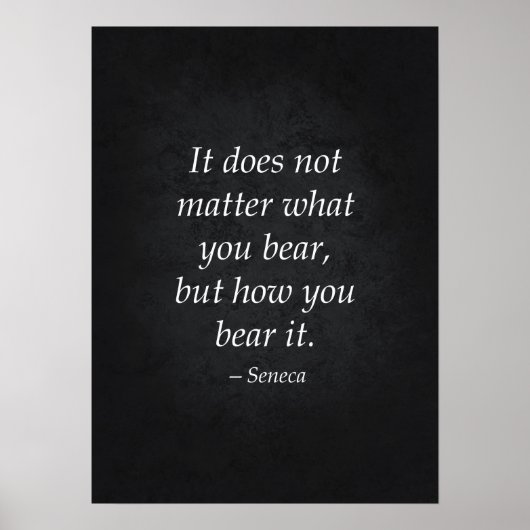 Stoic Quote - Motivatie Poster (Voorkant)