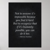 Stoic Quote - Motivatie Poster (Voorkant)