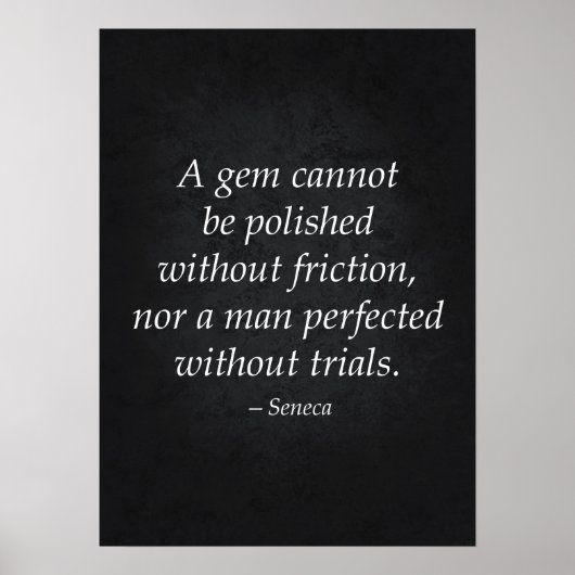 Stoic Quote - Motivatie Poster (Voorkant)