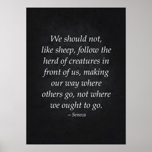 Stoic Quote - Motivatie Poster (Voorkant)