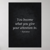 Stoic Quote - Motivatie Poster (Voorkant)