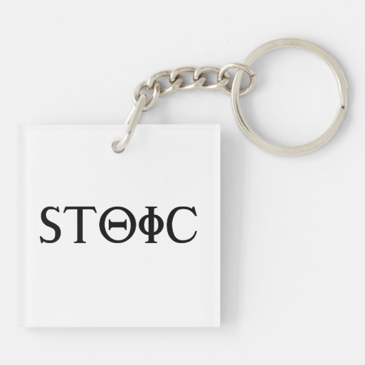 Stoic Sleutelhanger (Achterkant)