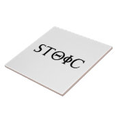 Stoic Tegeltje (Zijkant)