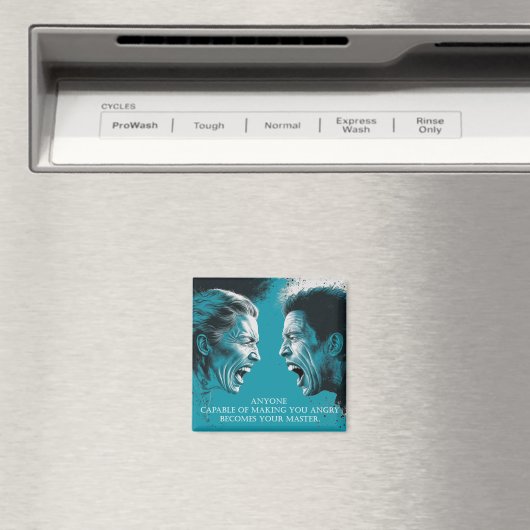 Stoic Wisdom: Emotional Control Quote - Magnet (Insitu (Vaatwasser))