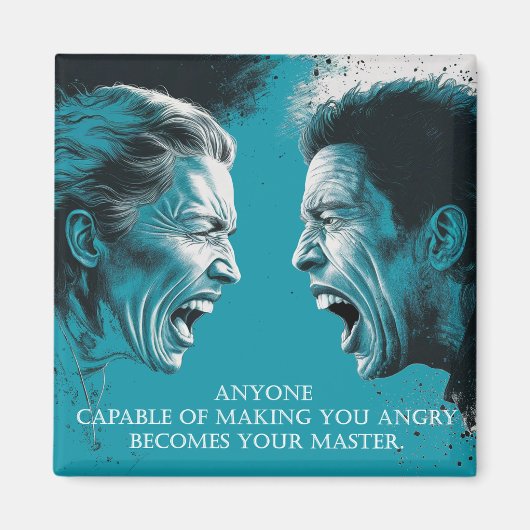 Stoic Wisdom: Emotional Control Quote - Magnet (Voorkant)