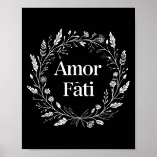 Stoïcijns minimalistisch T-shirt voor vrouwen Mann Poster