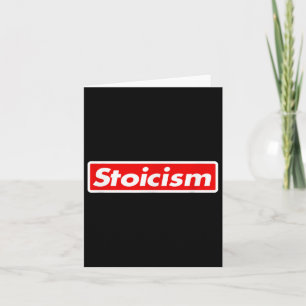 Stoïcijns Shirt _ Stoïcisme Logo _ Filosofie Shirt Kaart