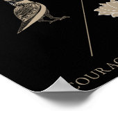 Stoïcijnse deugden: moed, wijsheid, temperantie, r poster (Hoek)