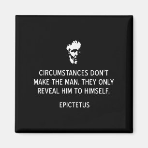 Stoïcijnse Epictetus citaat omstandigheden niet ma Magneet