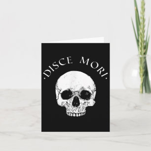 Stoïcijnse filosofie Disce Mori Skull Stoïcisme Qu Kaart