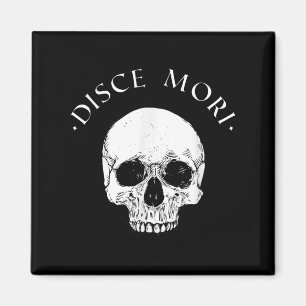 Stoïcijnse filosofie Disce Mori Skull Stoïcisme Qu Magneet
