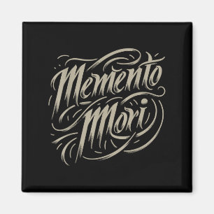 Stoïcijnse filosofie Memento Mori Amor Fati Skull  Magneet