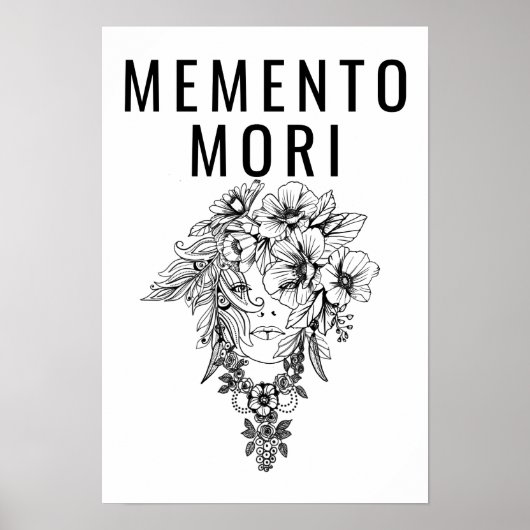 Stoïcijnse filosofie Memento Mori, Marcus Aurelius Poster (Voorkant)