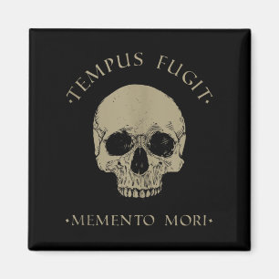 Stoïcijnse filosofie Tempus Fugit Memento Mori Sku Magneet