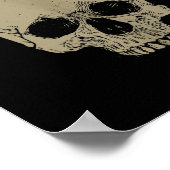 Stoïcijnse filosofie Tempus Fugit Skull Stoïcisme Poster (Hoek)