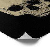 Stoïcijnse filosofie Tempus Fugit Skull Stoïcisme Poster (Hoek)
