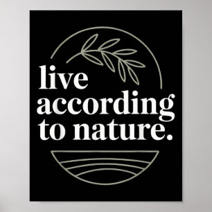 Stoïcijnse filosoof citeert Motivatie stoïcisme Ze Poster