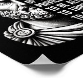 Stoïcijnse filosoof Marcus Aurelius Shirt Poster (Hoek)